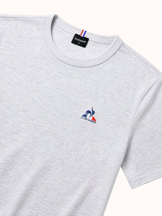 Essential Tee SS N°2 M Gris Chiné Clair