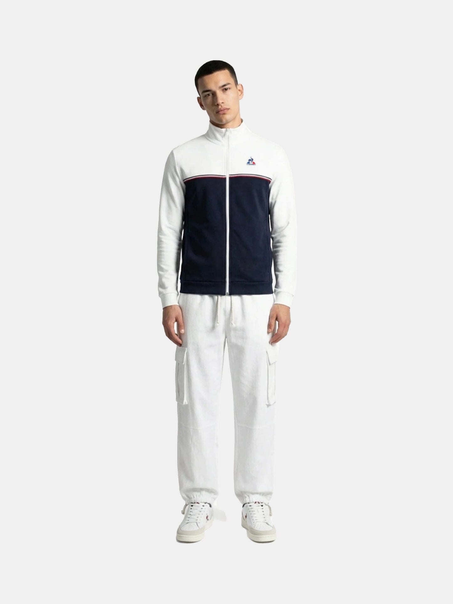 Tricolour Colorblock Zip-Up Jacket - Le Coq Sportif