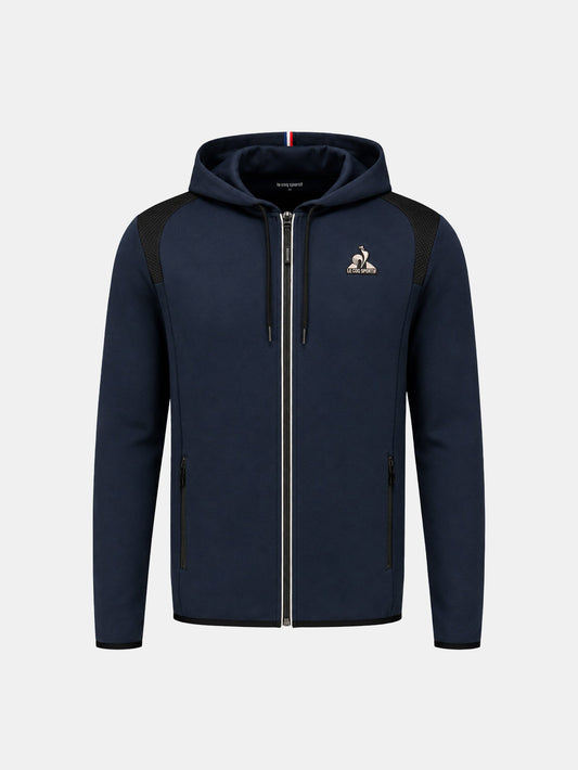 Coq d'Argent Zip-Up Hooded Jacket - Le Coq Sportif