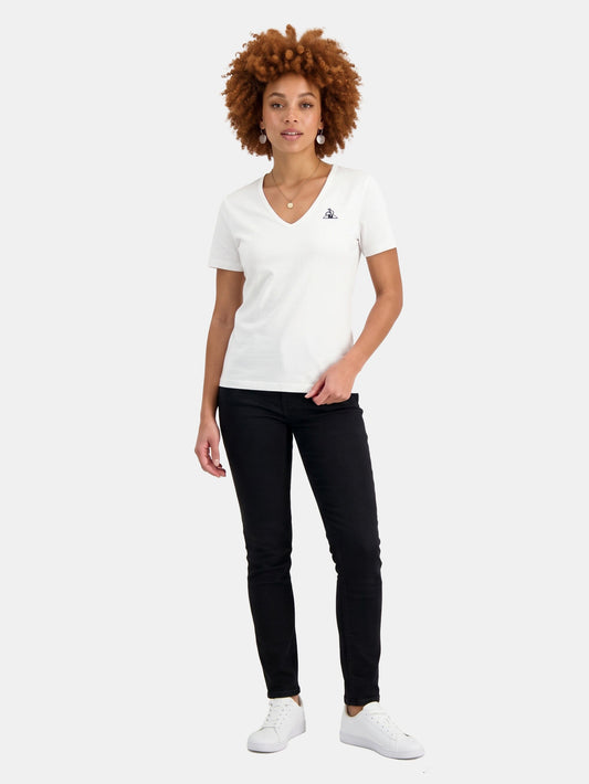 Essential Tee SS Col V No1 W New Optical White