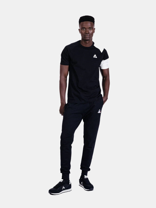 Heritage Raglan Tee No 4 Mens Black - Le Coq Sportif