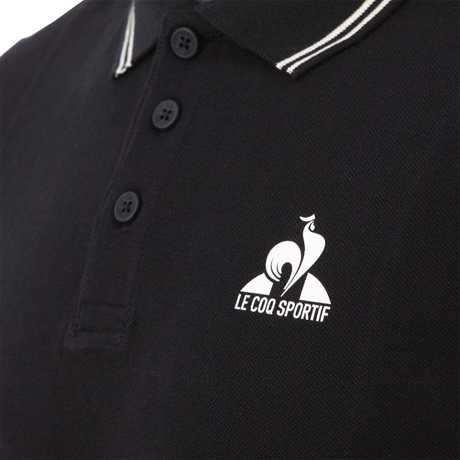 Heritage Essential Polo SS No 4 M Black