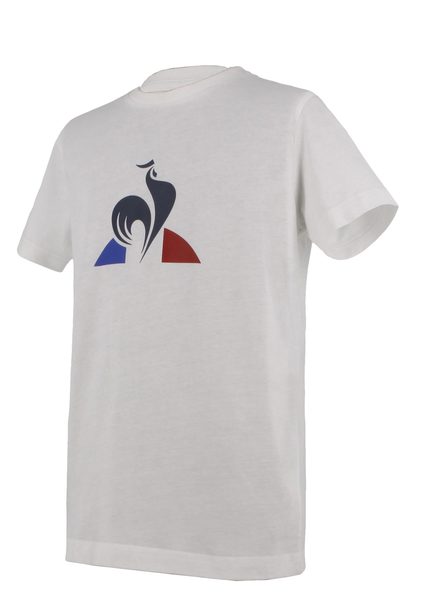 Tri Core Tee SS No 1 Kids Unisex Optical White - Le Coq Sportif