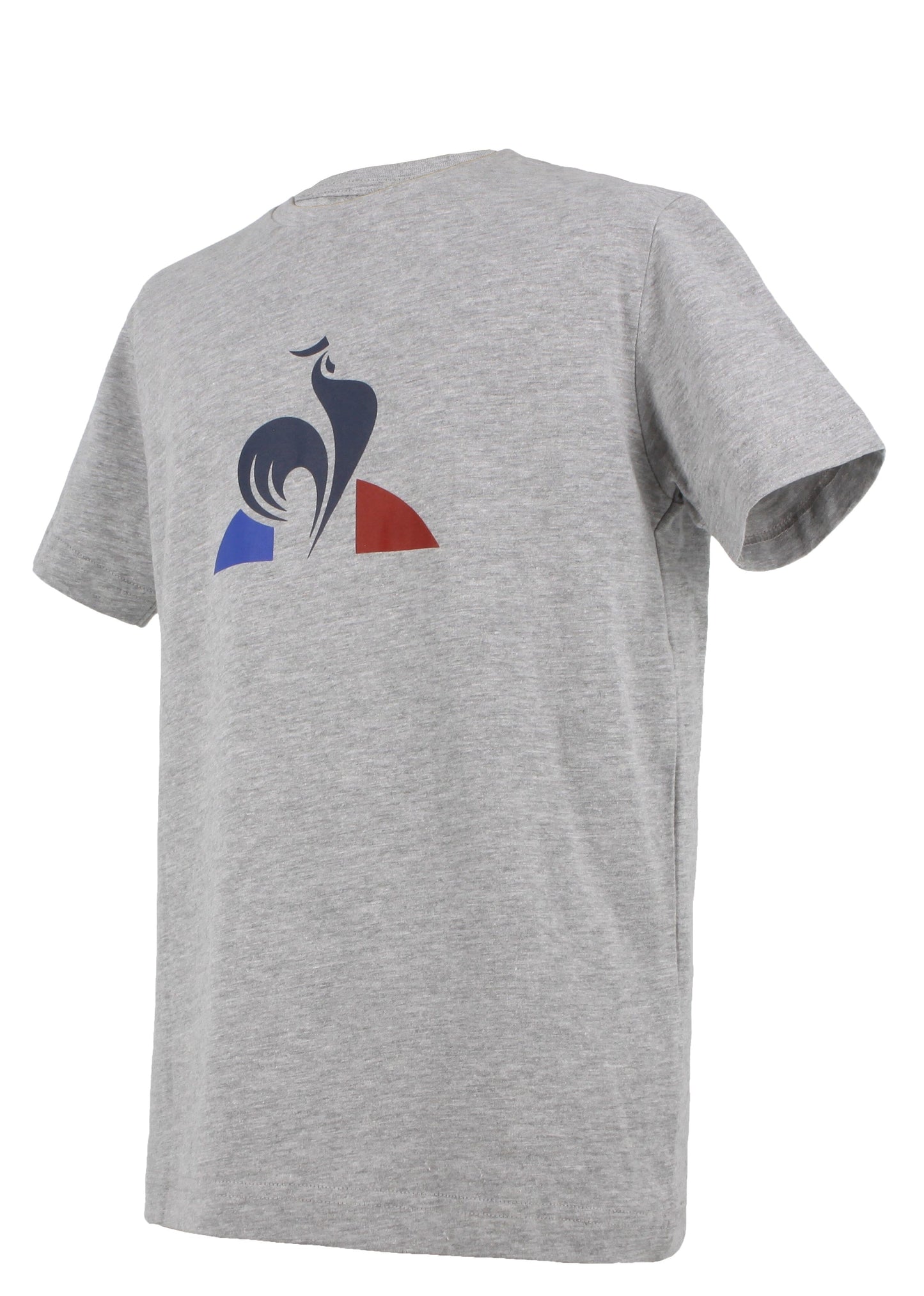 Tri Core Tee SS No 1 Kids Light Grey Heather - Le Coq Sportif