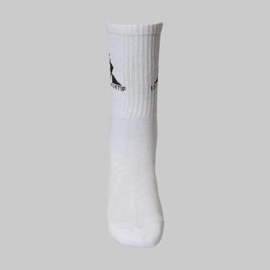 Essential Crew Socks Optical White