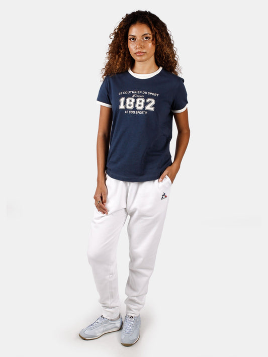 Heritage Cotton Jersey T-shirt No 4 Navy