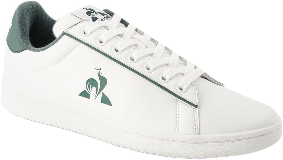 LCS Court Clean M White/Trekking Green - Le Coq Sportif