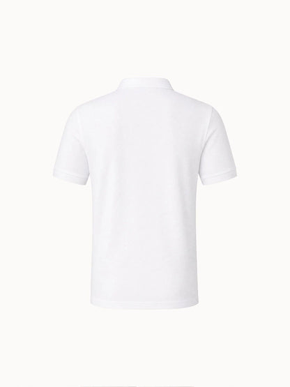 Essential Polo SS No1 M New Optical White