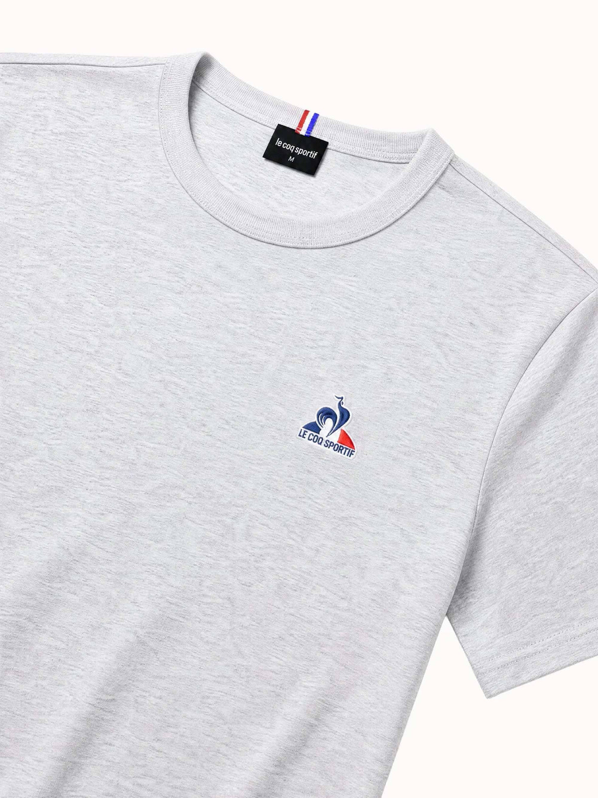 Essential Tee SS N°2 M Gris Chiné Clair