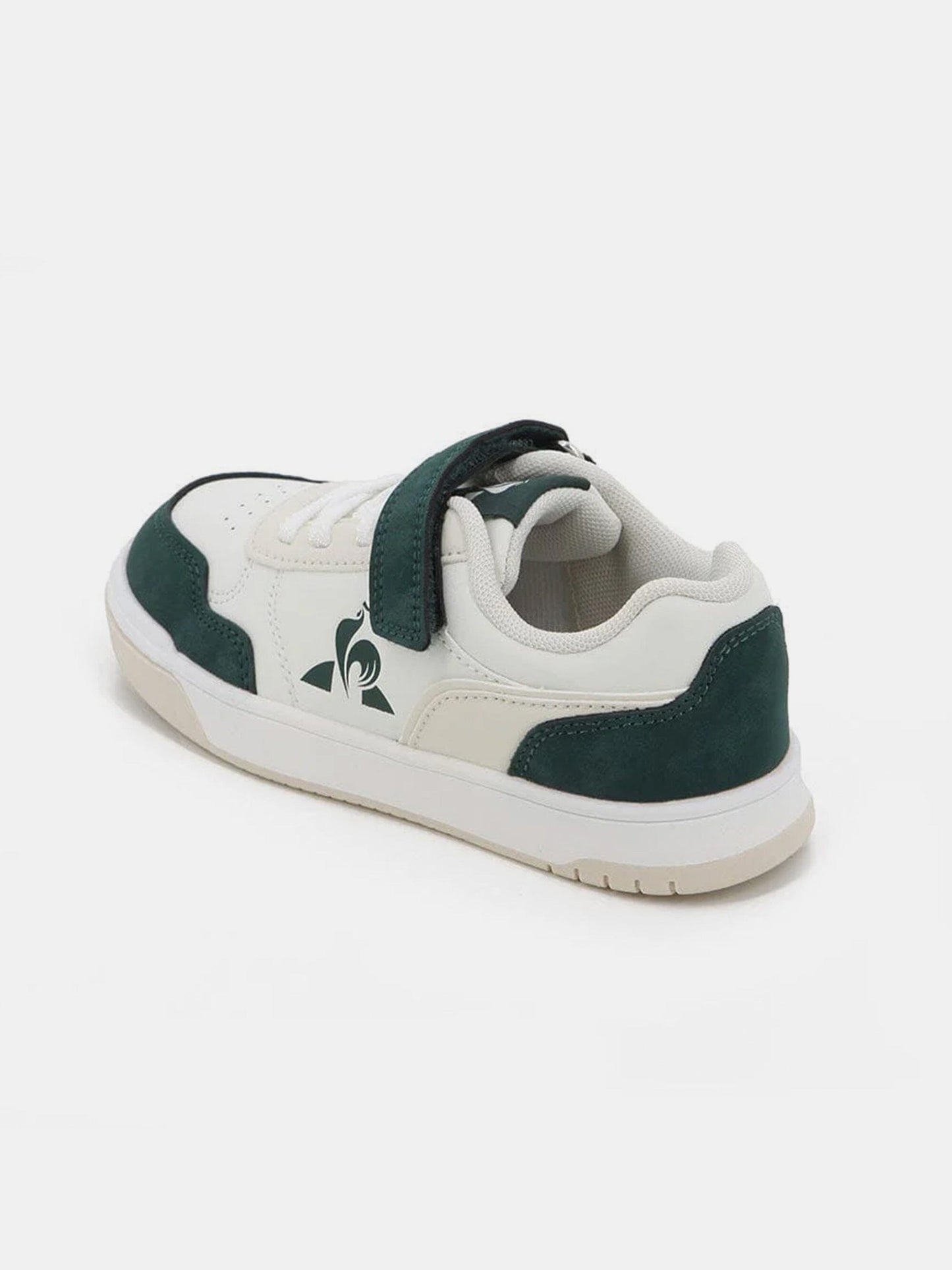 Court Breaker Pre School Sneakers Optical White Green - Le Coq Sportif