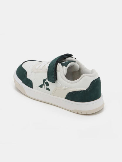Court Breaker Pre School Sneakers Optical White Green - Le Coq Sportif