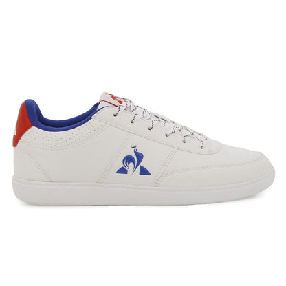 Derby 1 Optical Sneakers White Fiery Red - Le Coq Sportif