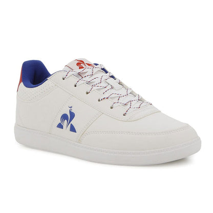 Derby 1 Optical Sneakers White Fiery Red - Le Coq Sportif
