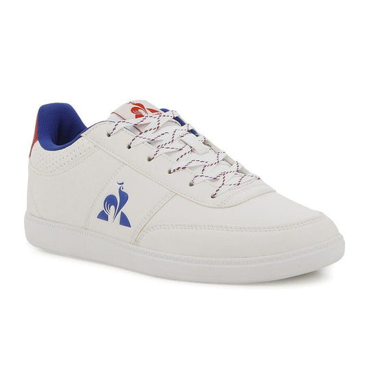 Derby 1 Optical Sneakers White Fiery Red - Le Coq Sportif