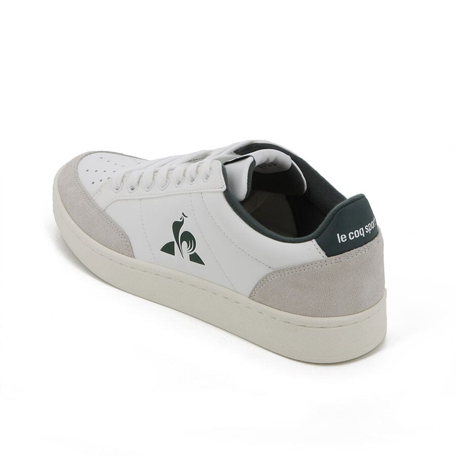 Courtset Optical Sneakers White Trekking Green – Le Coq Sportif Courtset Optical Sneakers White Trekking Green – Le Coq Sportif
