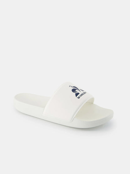 Slide Optical White Dress Blue