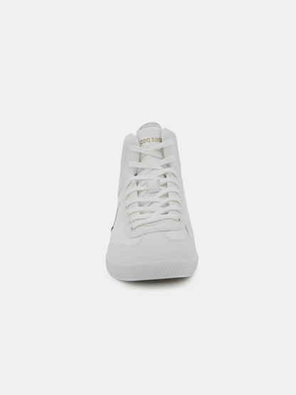 Provencale II Mid Craft PU Sneakers White Gold - Le Coq Sportif