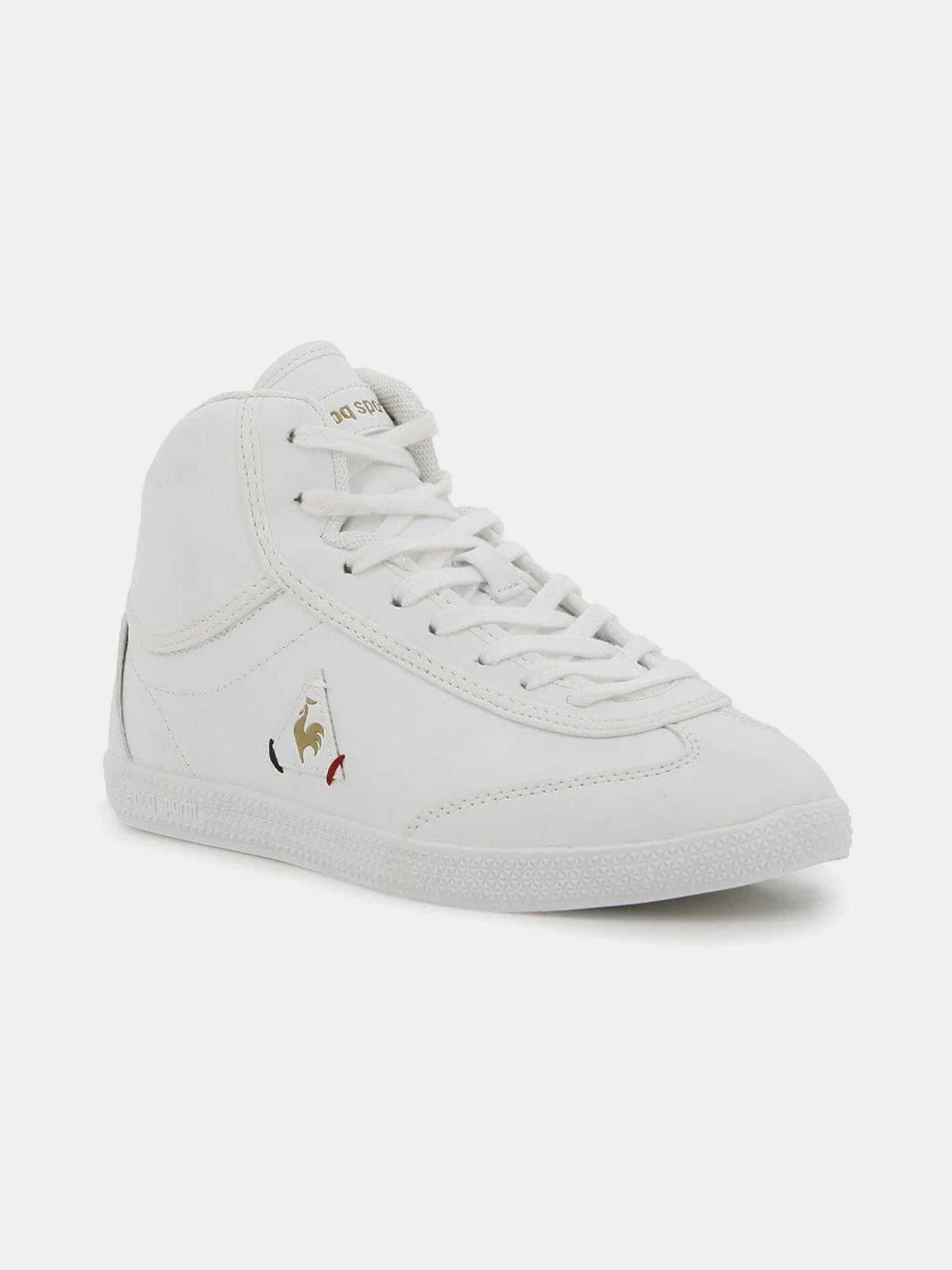 Provencale 11 Mid Craft PU Sneakers Grade School White Gold - Le Coq Sportif