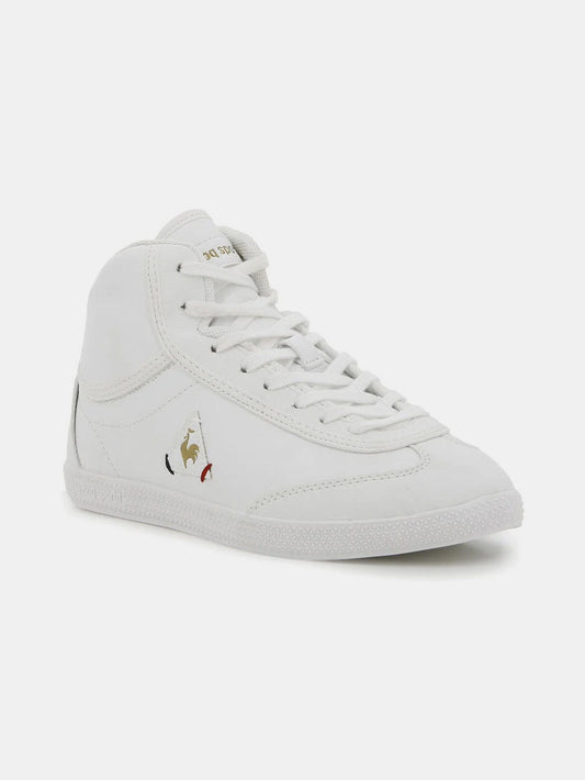 Provencale 11 Mid Craft PU Sneakers Grade School White Gold - Le Coq Sportif