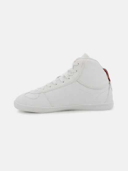Provencale 11 Mid Craft PU Sneakers Grade School White Gold - Le Coq Sportif