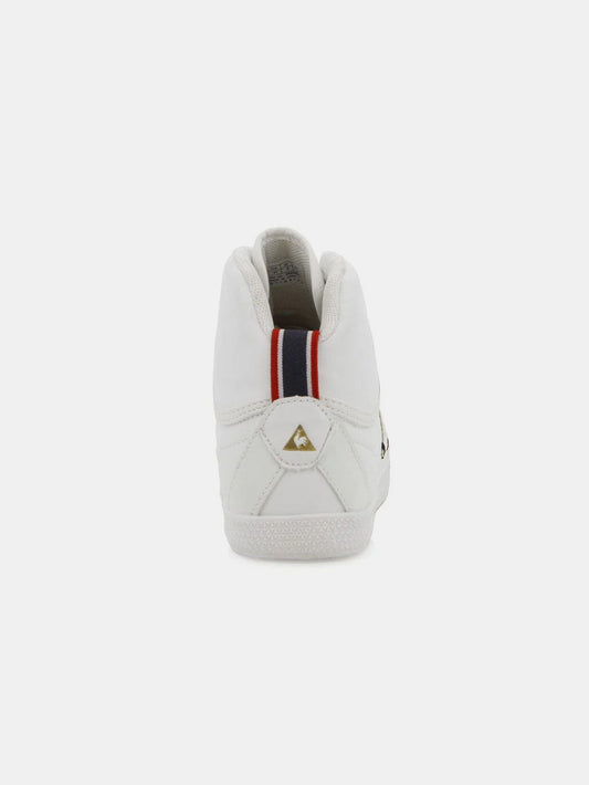 Provencale 11 Mid Craft PU Sneakers Grade School White Gold - Le Coq Sportif