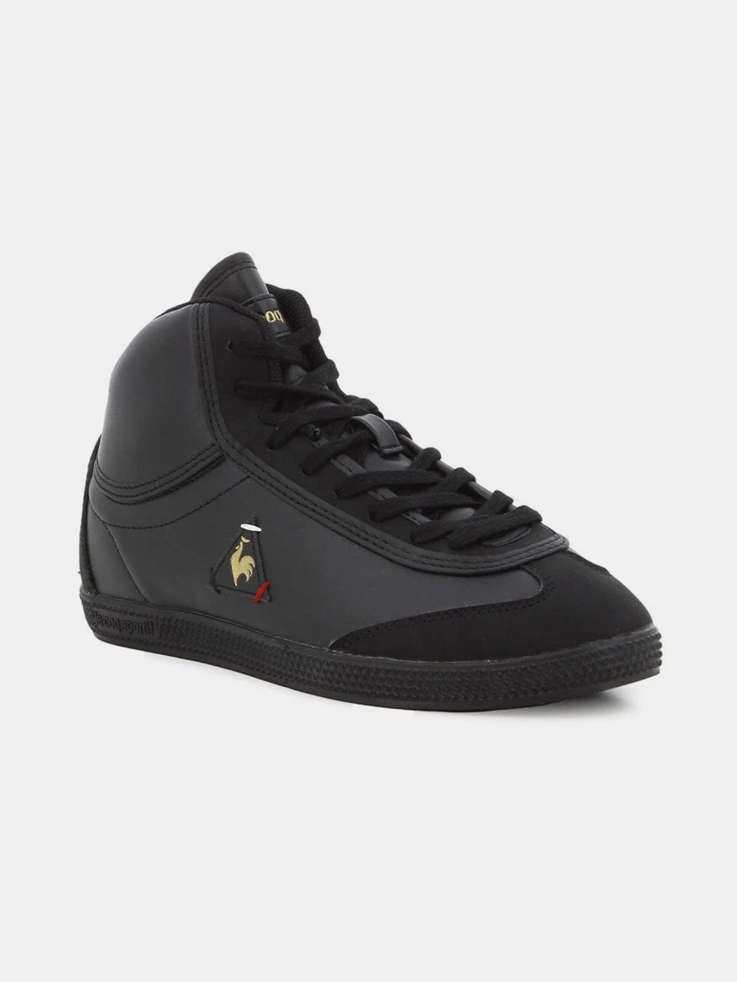 Provencale 11 Mid Craft PU Sneakers Grade School Black Gold - Le Coq Sportif