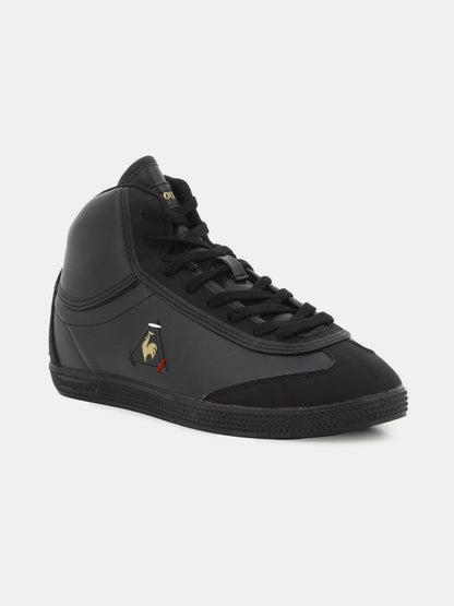 Provencale 11 Mid Craft PU Sneakers Grade School Black Gold - Le Coq Sportif