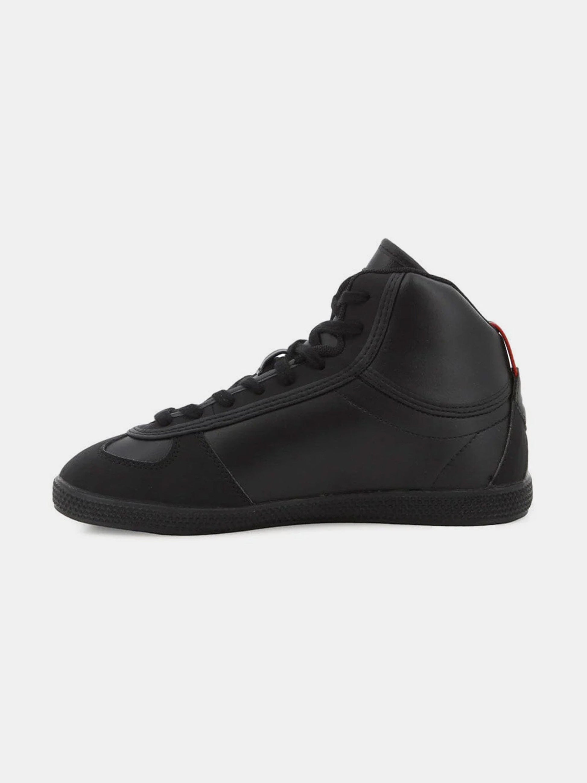 Provencale 11 Mid Craft PU Sneakers Grade School Black Gold - Le Coq Sportif