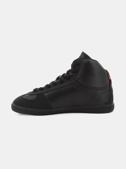 Provencale 11 Mid Craft PU Sneakers Grade School Black Gold - Le Coq Sportif