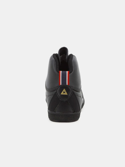 Provencale 11 Mid Craft PU Sneakers Grade School Black Gold - Le Coq Sportif
