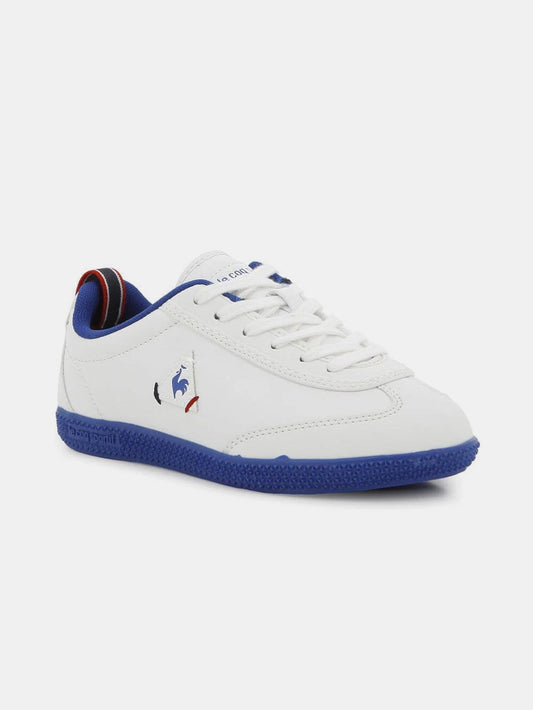 Provencale 11 Low Craft PU Pre-School White Snorkel Blue Sneakers - Le Coq Sportif