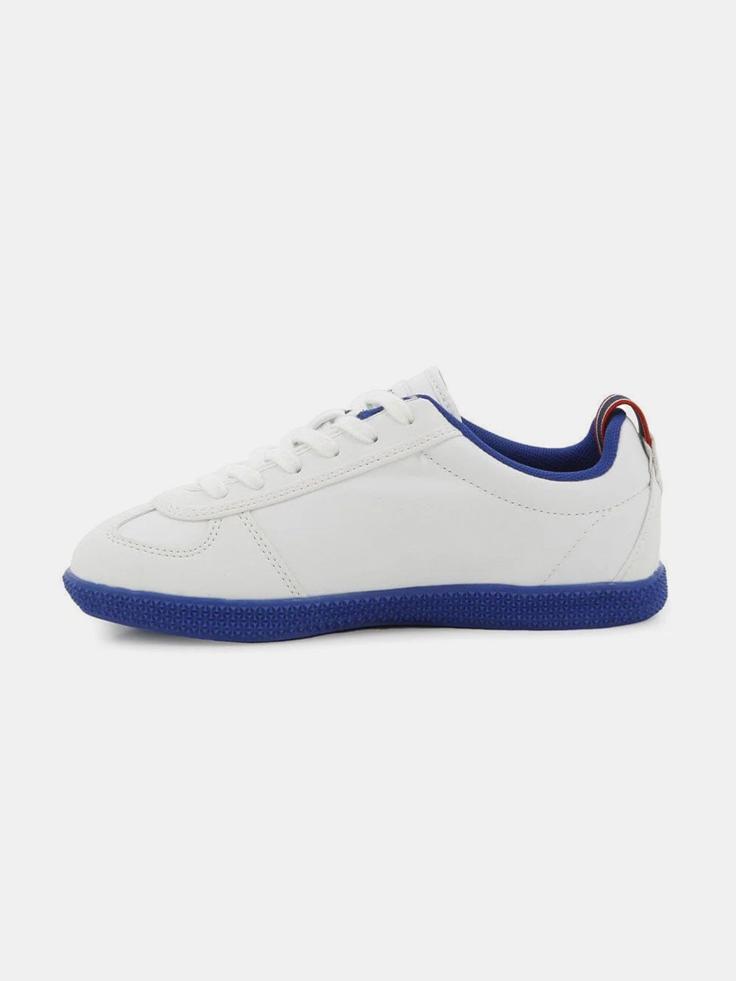 Provencale 11 Low Craft PU Pre-School White Snorkel Blue Sneakers - Le Coq Sportif
