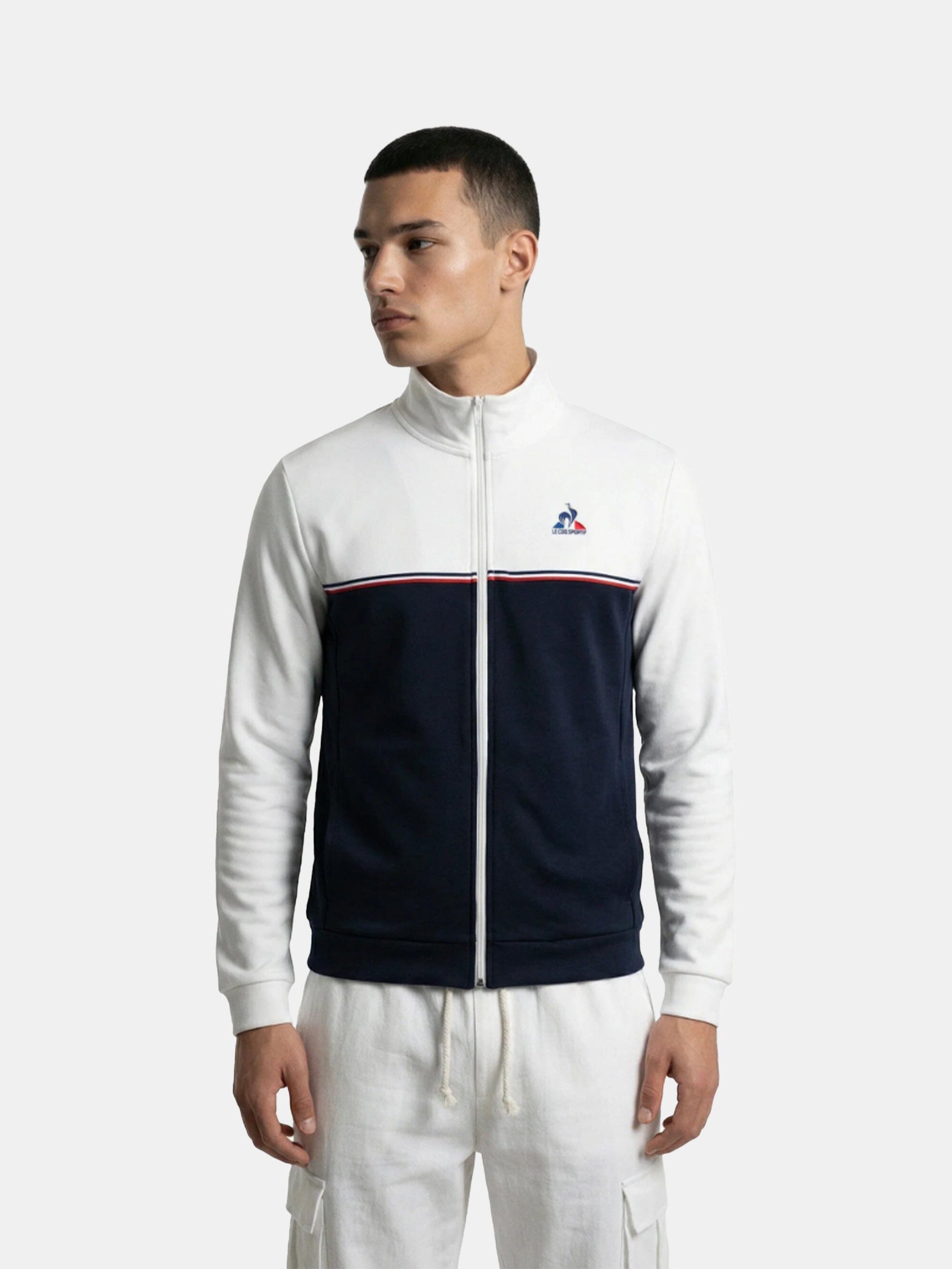 Tricolour Colorblock Zip-Up Jacket - Le Coq Sportif