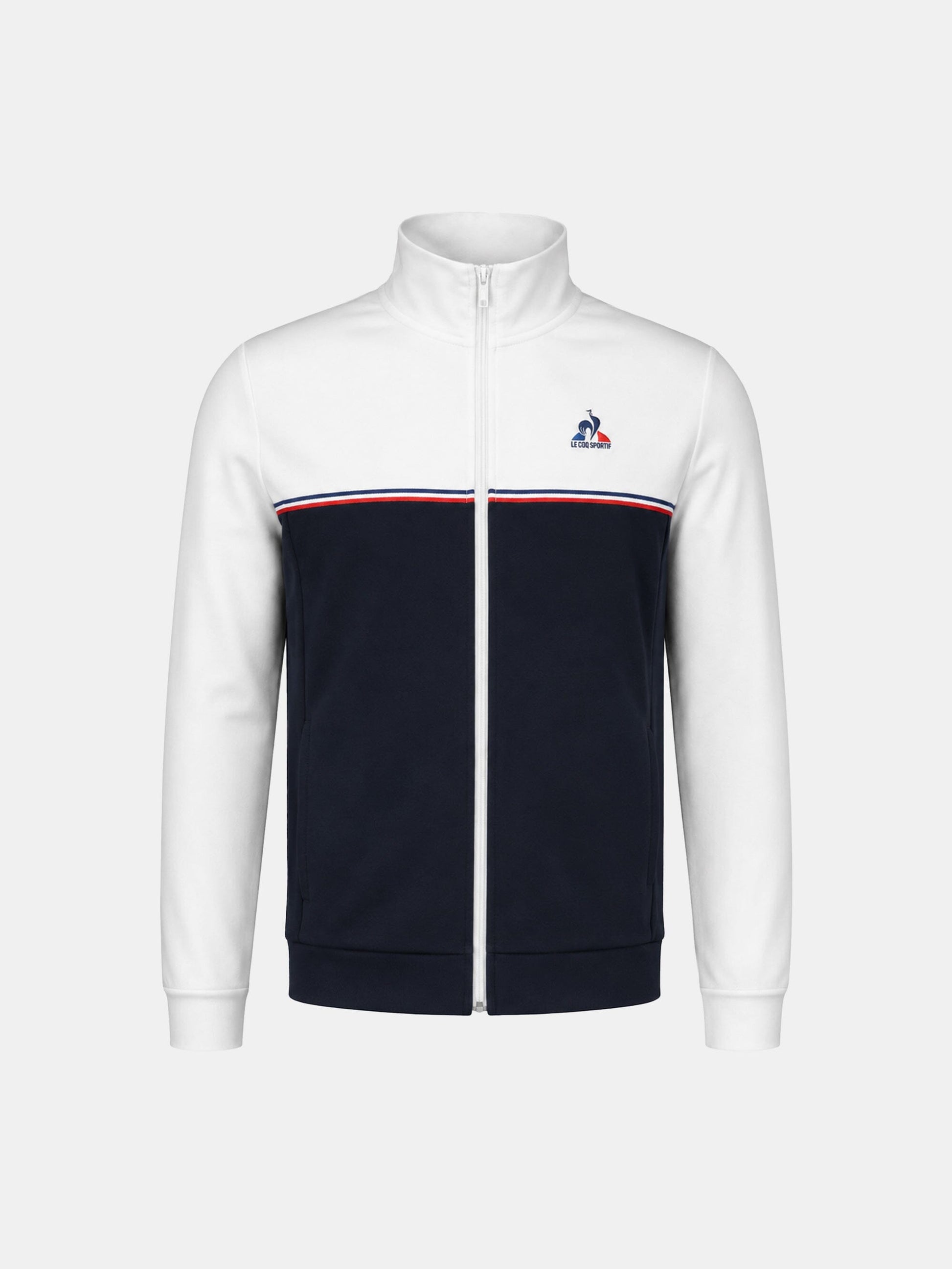 Tricolour Colorblock Zip-Up Jacket - Le Coq Sportif