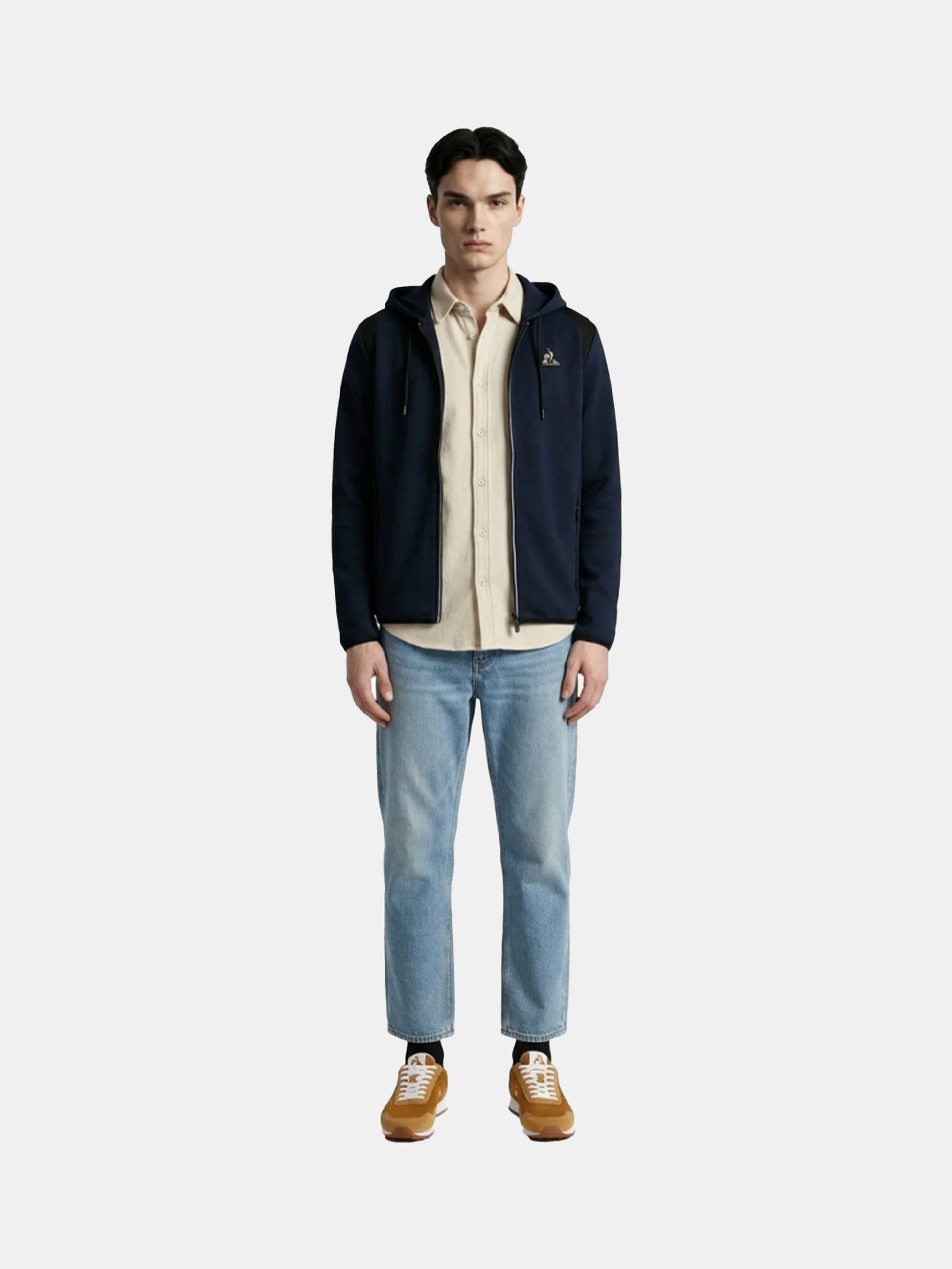 Coq d'Argent Zip-Up Hooded Jacket - Le Coq Sportif