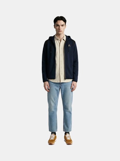 Coq d'Argent Zip-Up Hooded Jacket - Le Coq Sportif