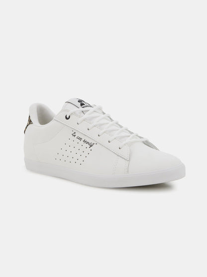 Lucie Leather City Sneakers White Croissant