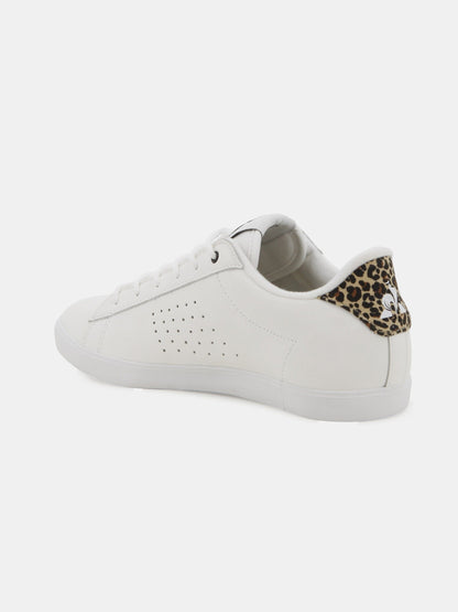 Lucie Leather City Sneakers White Croissant
