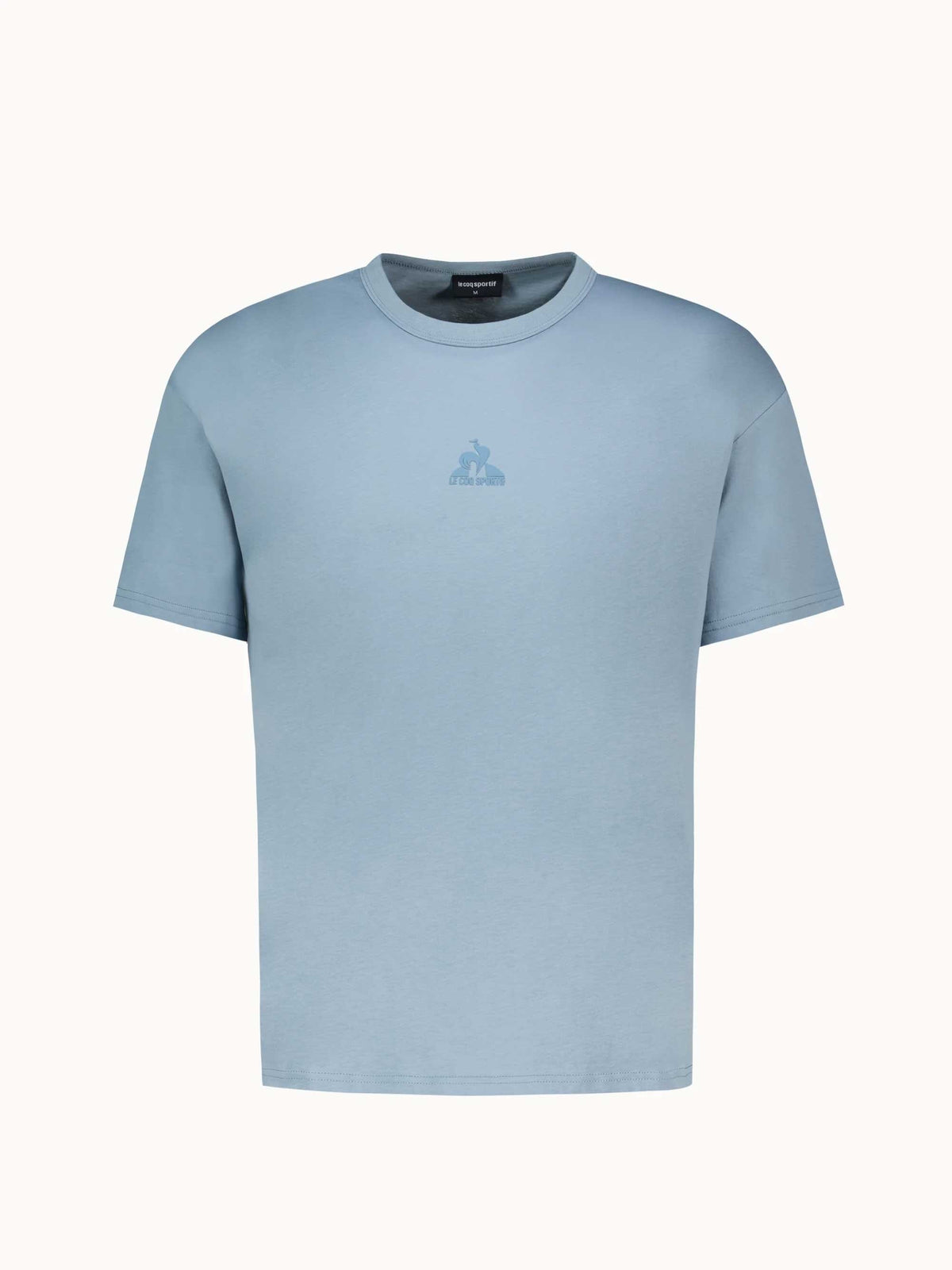Fleece Tee SS Relax No1 M Ashley Blue - Le Coq Sportif