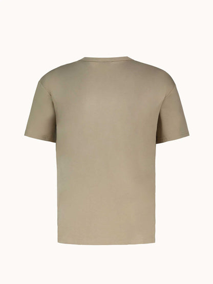 Fleece Tee SS Relax No1 M Chinchilla - Le Coq Sportif