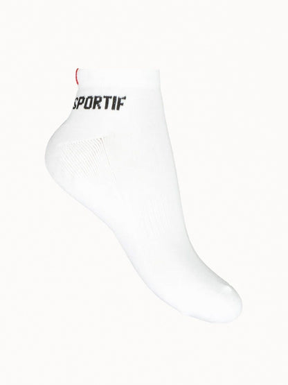 Essential No Show Socks X3 No1 Optical White