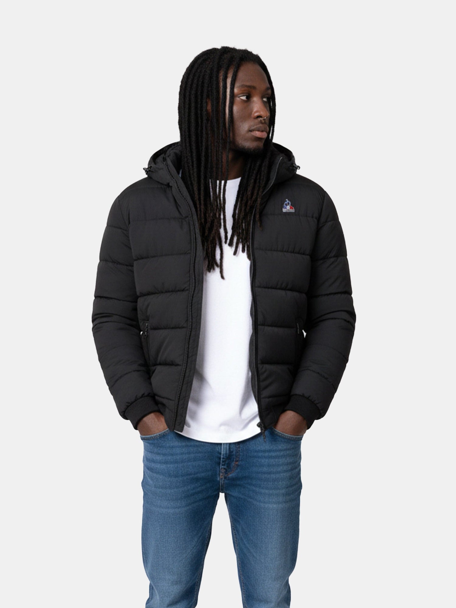 Heavy Puffer Jacket Black - Le Coq Sportif