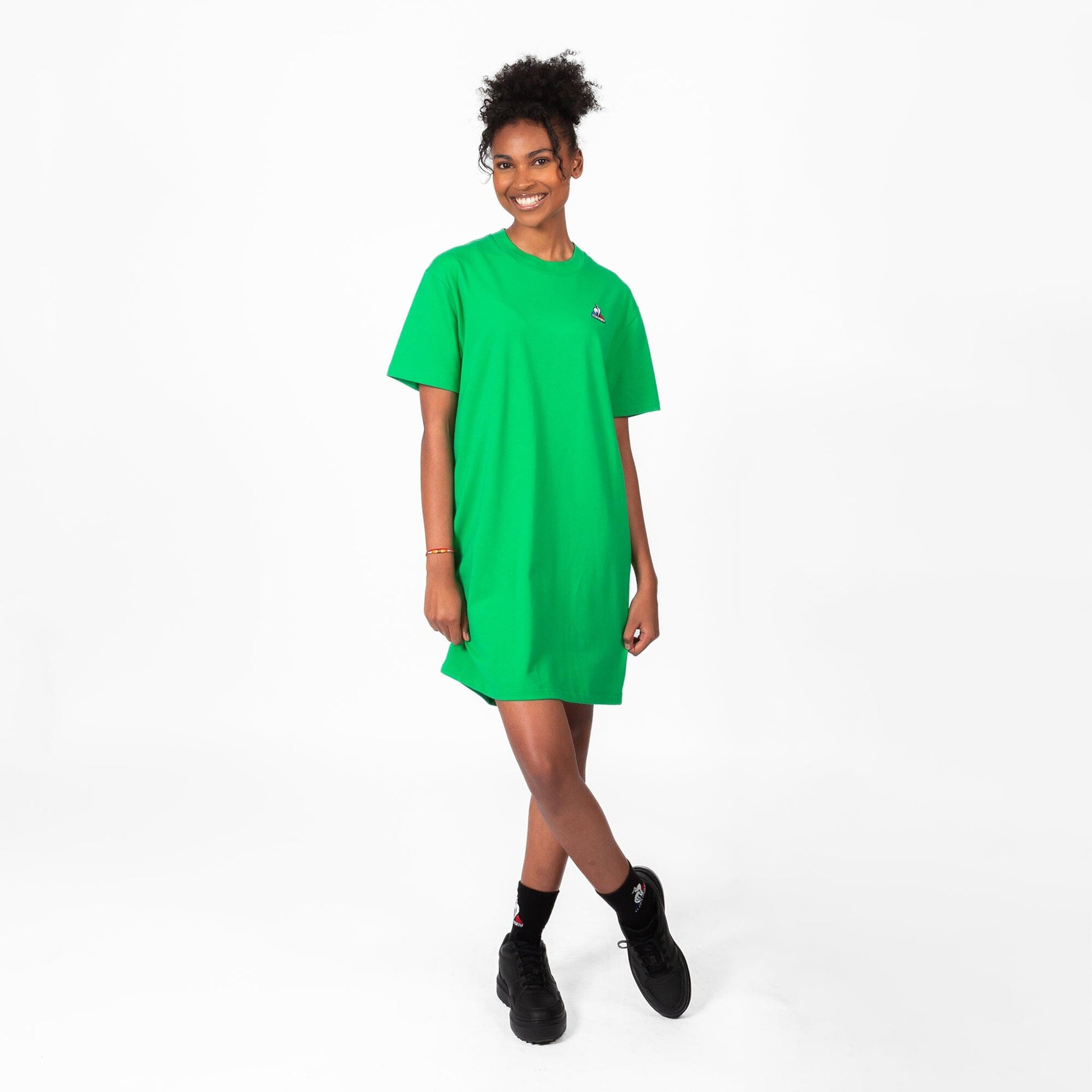 Essential T-shirt Dress No 1 W Bright Green - Le Coq Sportif