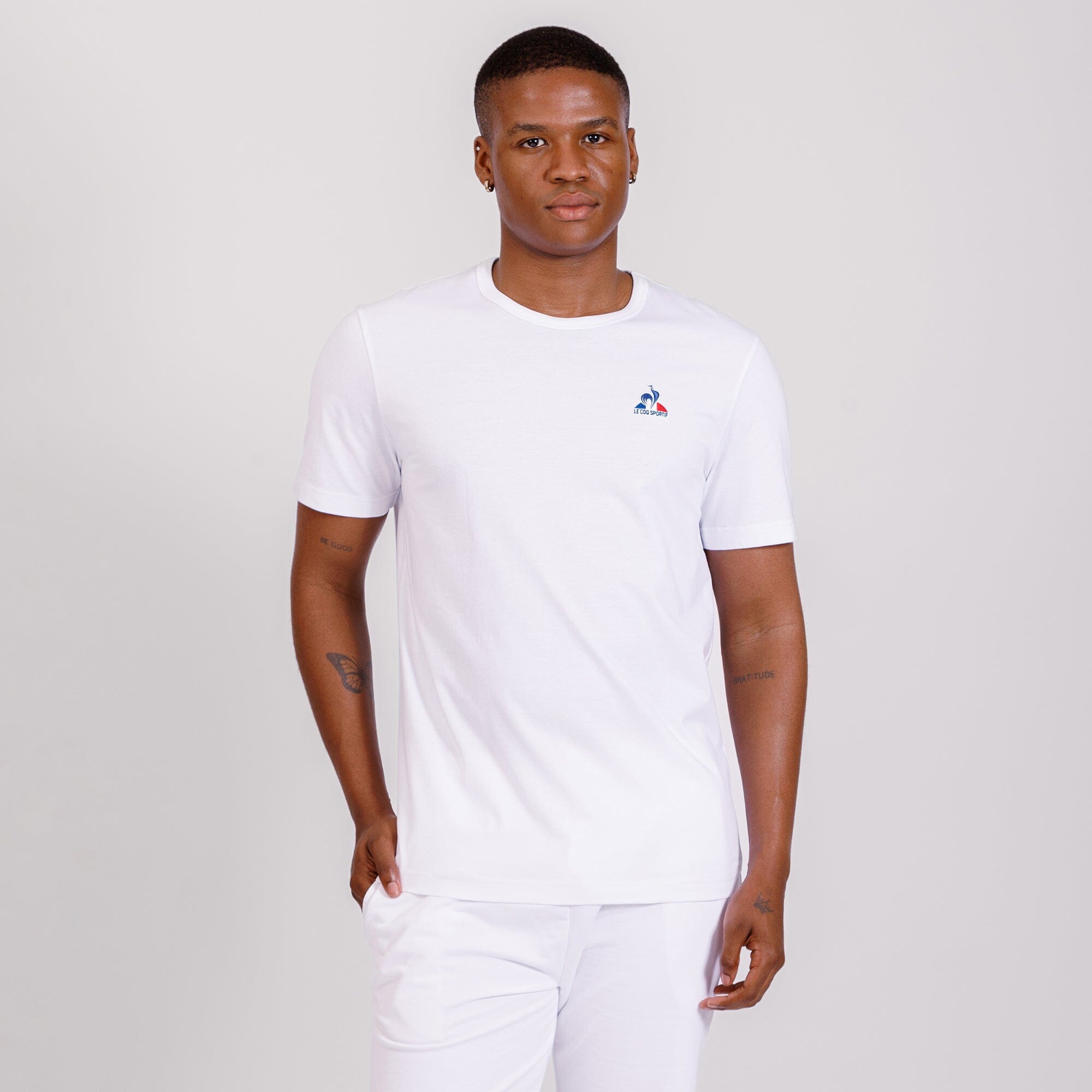 Ess Tee SS No 4 M Optical White – Le Coq Sportif