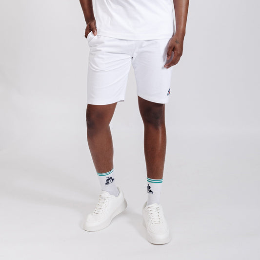 Essential Athleisure White Shorts