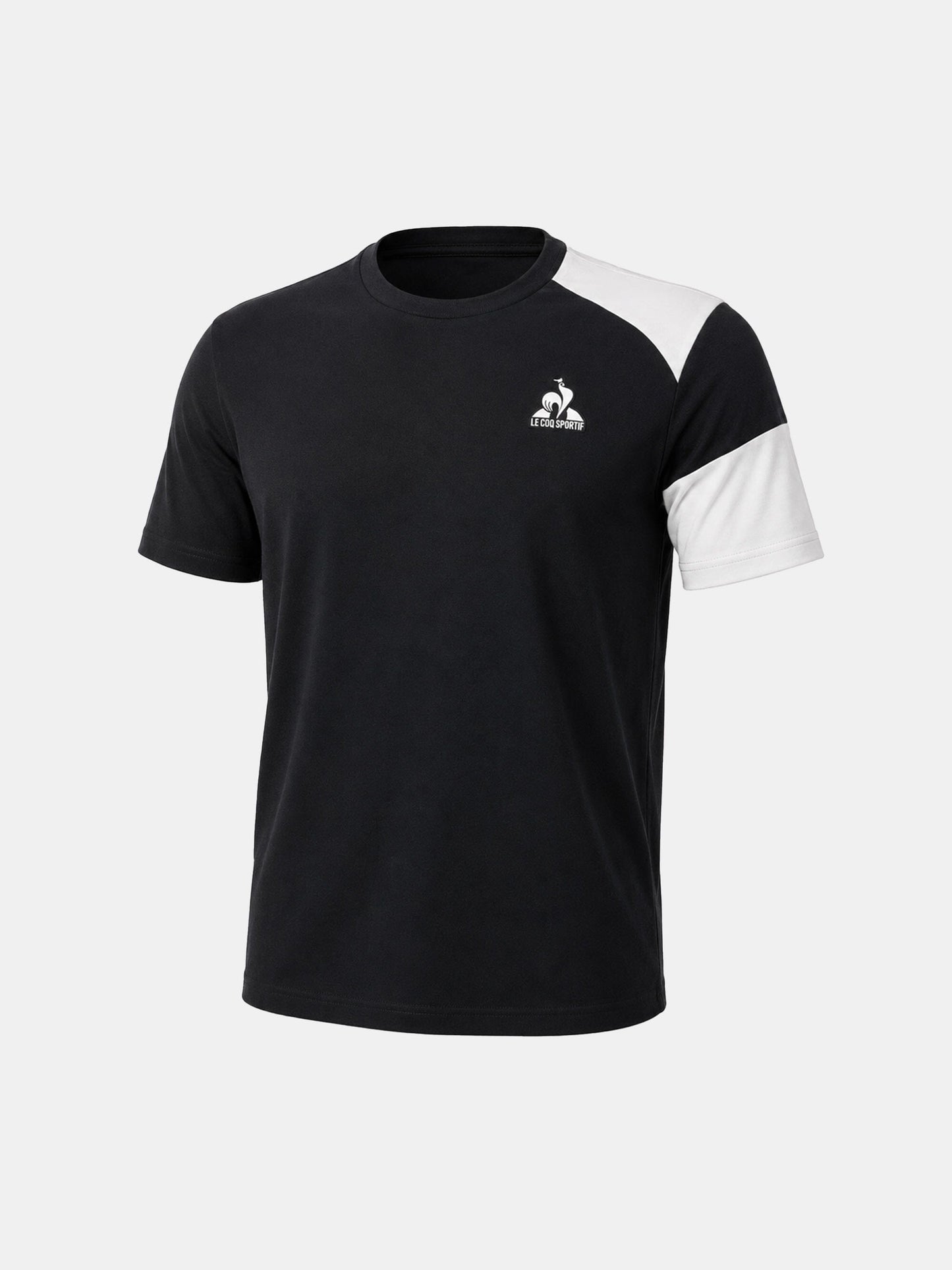 Heritage Raglan Tee No 4 Mens Black - Le Coq Sportif