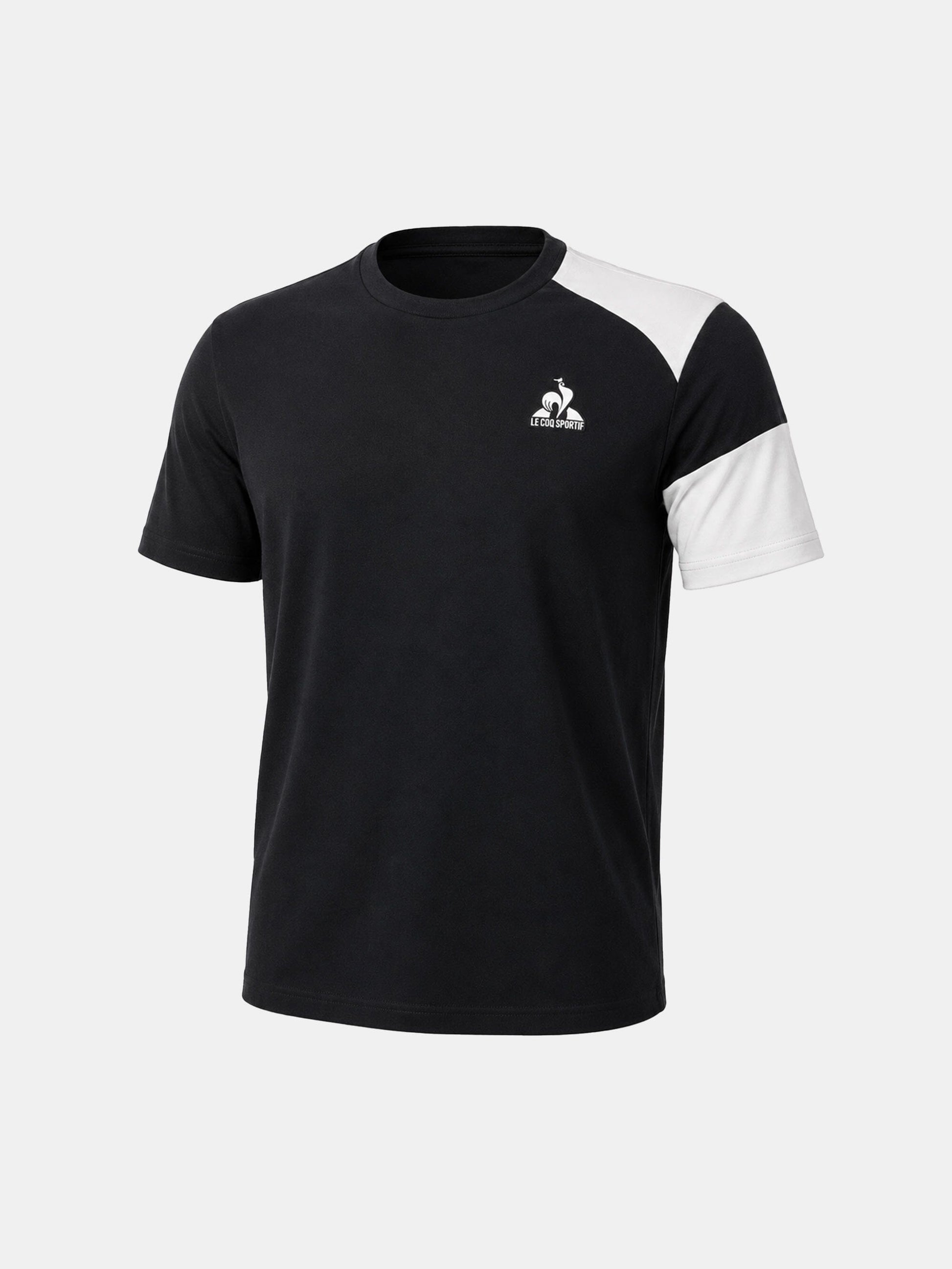Heritage Raglan Tee No 4 Mens Black - Le Coq Sportif