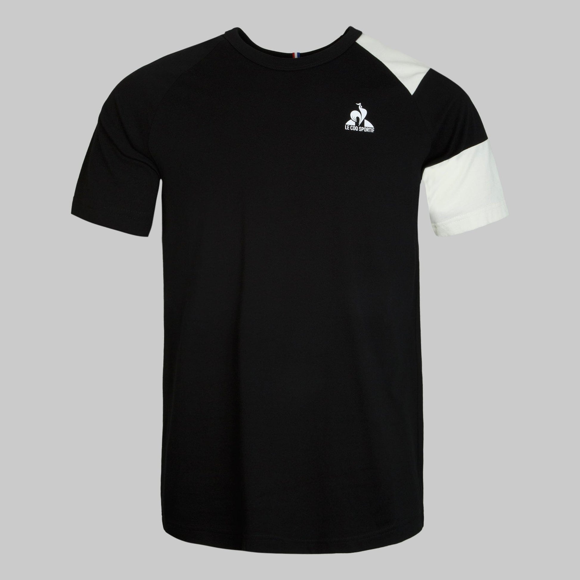 Heritage Raglan Tee No 4 Mens Black - Le Coq Sportif