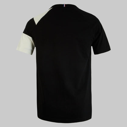 Heritage Raglan Tee No 4 Mens Black - Le Coq Sportif