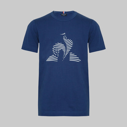 Bat Tee SS No 3 Kids Blue Depths - Le Coq Sportif